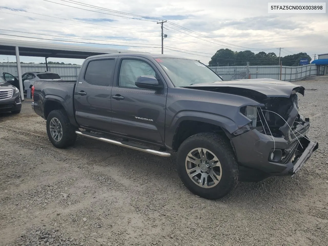 2016 Toyota Tacoma Double Cab VIN: 5TFAZ5CN0GX003898 Lot: 69578264