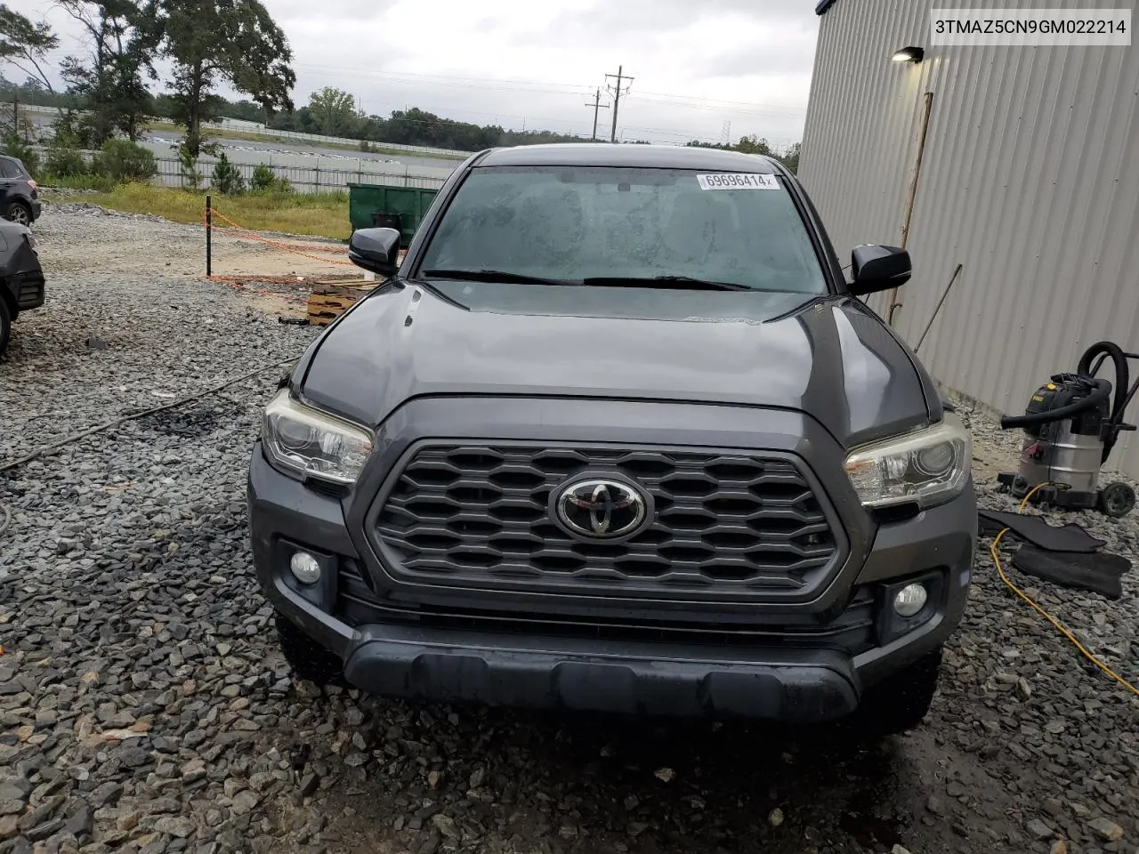 2016 Toyota Tacoma Double Cab VIN: 3TMAZ5CN9GM022214 Lot: 69696414