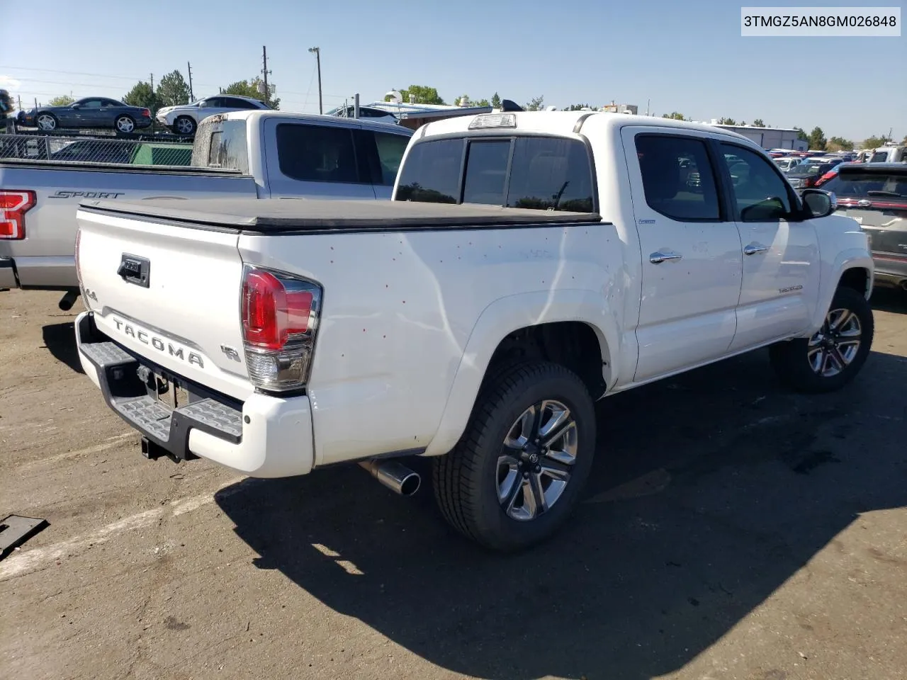 2016 Toyota Tacoma Double Cab VIN: 3TMGZ5AN8GM026848 Lot: 70231134