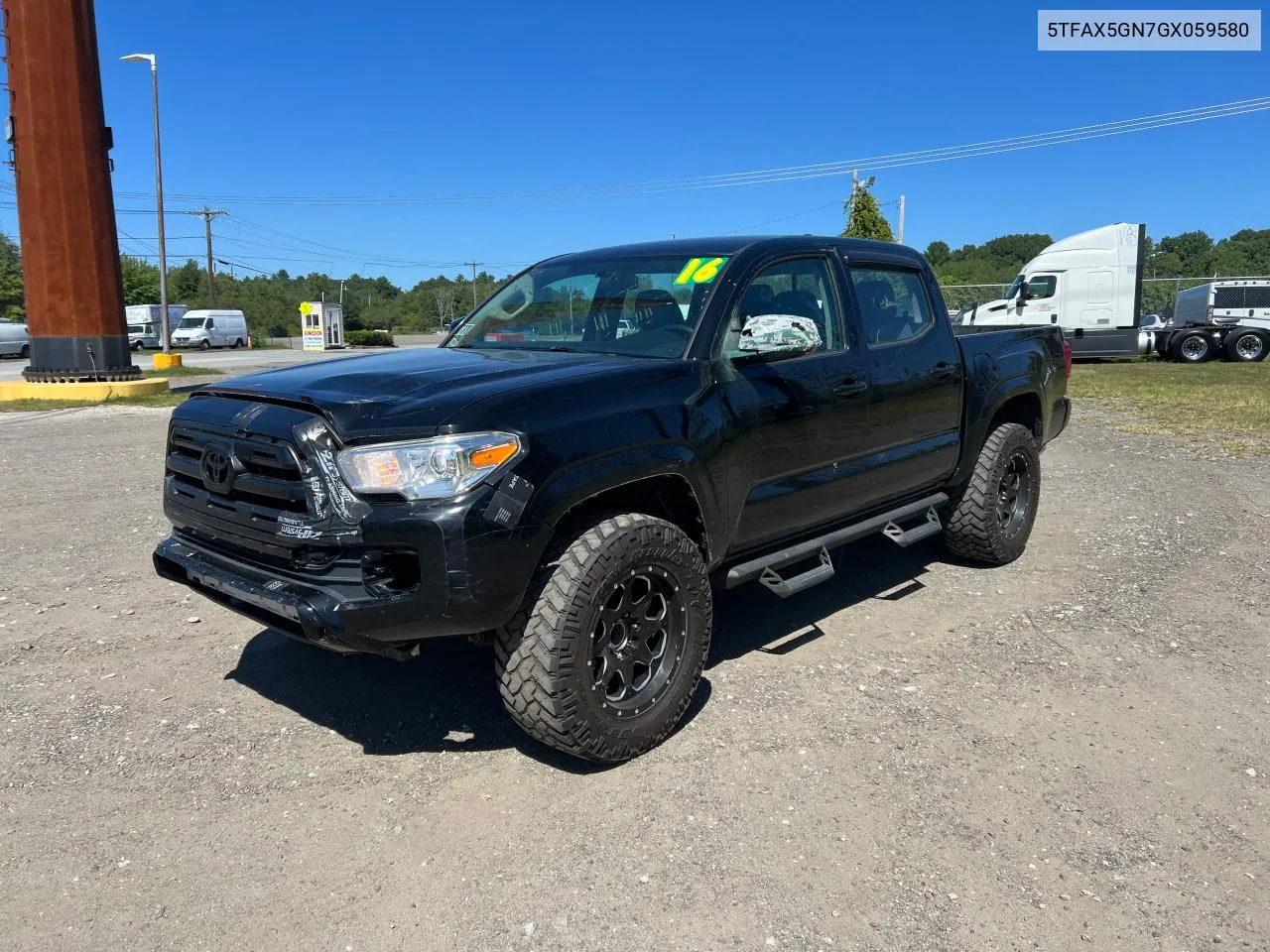 2016 Toyota Tacoma Double Cab VIN: 5TFAX5GN7GX059580 Lot: 70339454