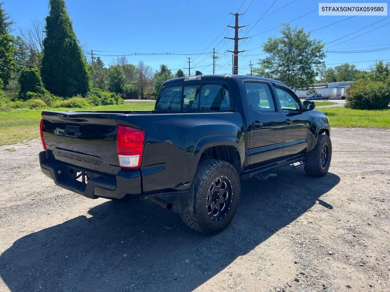 2016 Toyota Tacoma Double Cab VIN: 5TFAX5GN7GX059580 Lot: 70339454