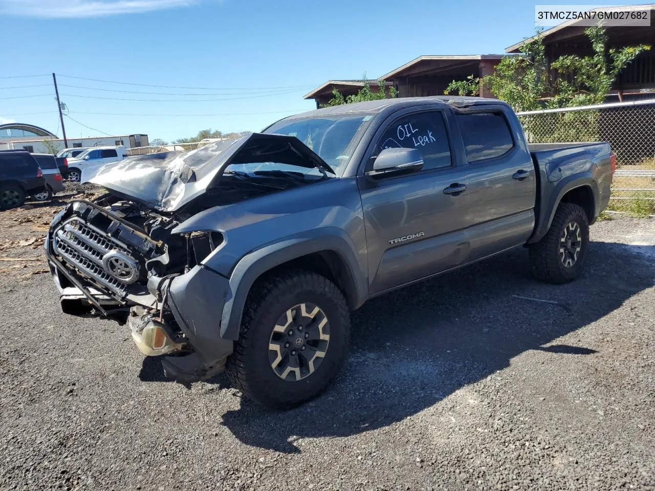 2016 Toyota Tacoma Double Cab VIN: 3TMCZ5AN7GM027682 Lot: 70523364