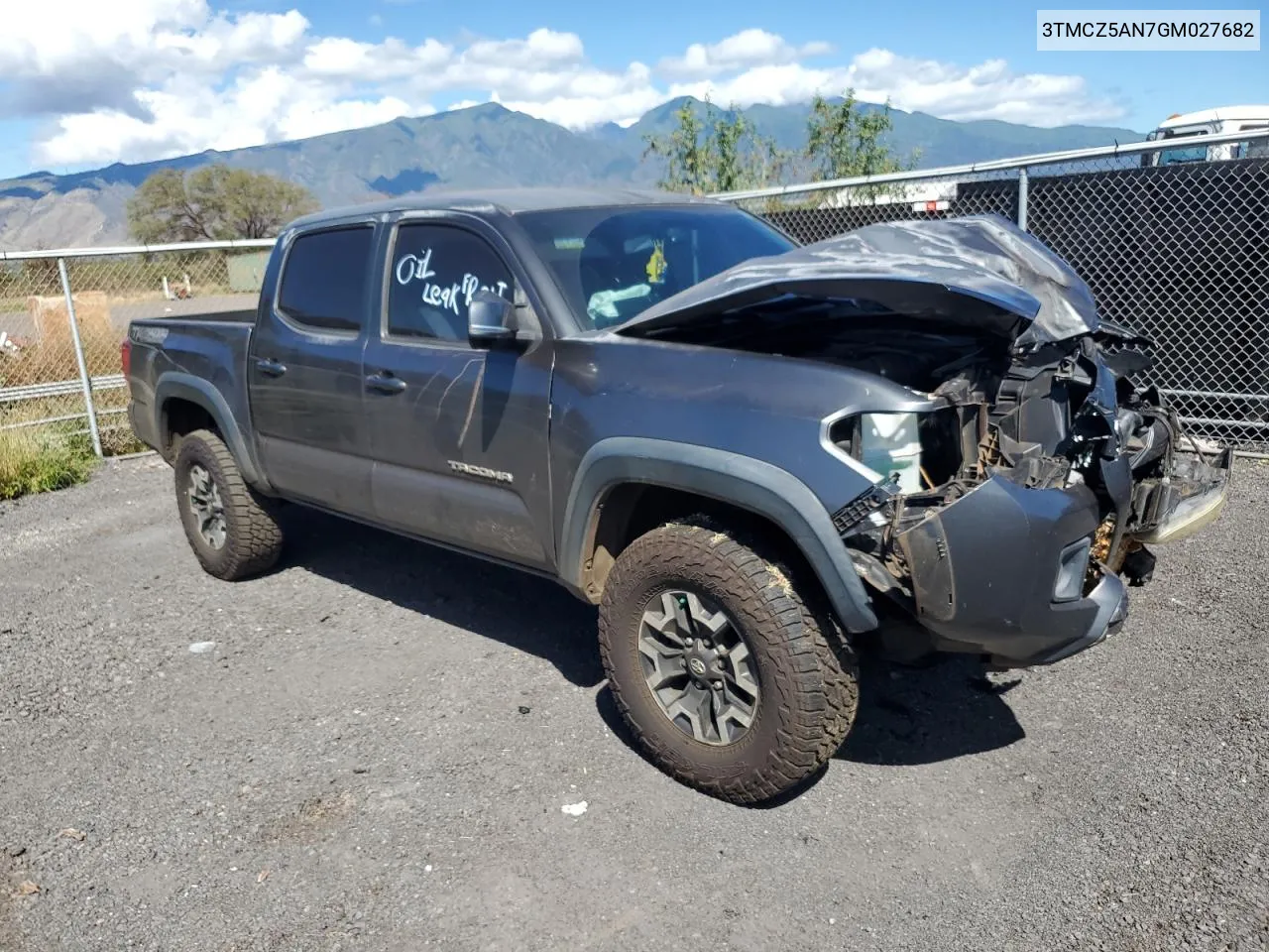 2016 Toyota Tacoma Double Cab VIN: 3TMCZ5AN7GM027682 Lot: 70523364