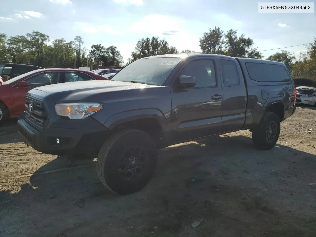 2016 Toyota Tacoma Access Cab VIN: 5TFSX5EN5GX043563 Lot: 70651654