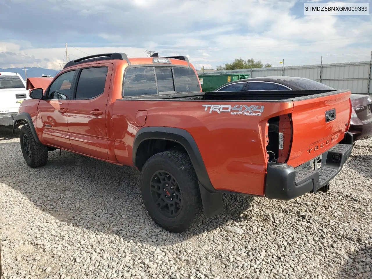 2016 Toyota Tacoma Double Cab VIN: 3TMDZ5BNXGM009339 Lot: 70669294