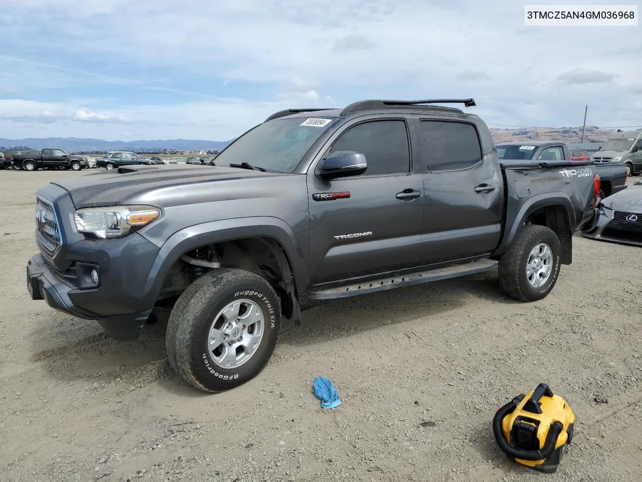 3TMCZ5AN4GM036968 2016 Toyota Tacoma Double Cab