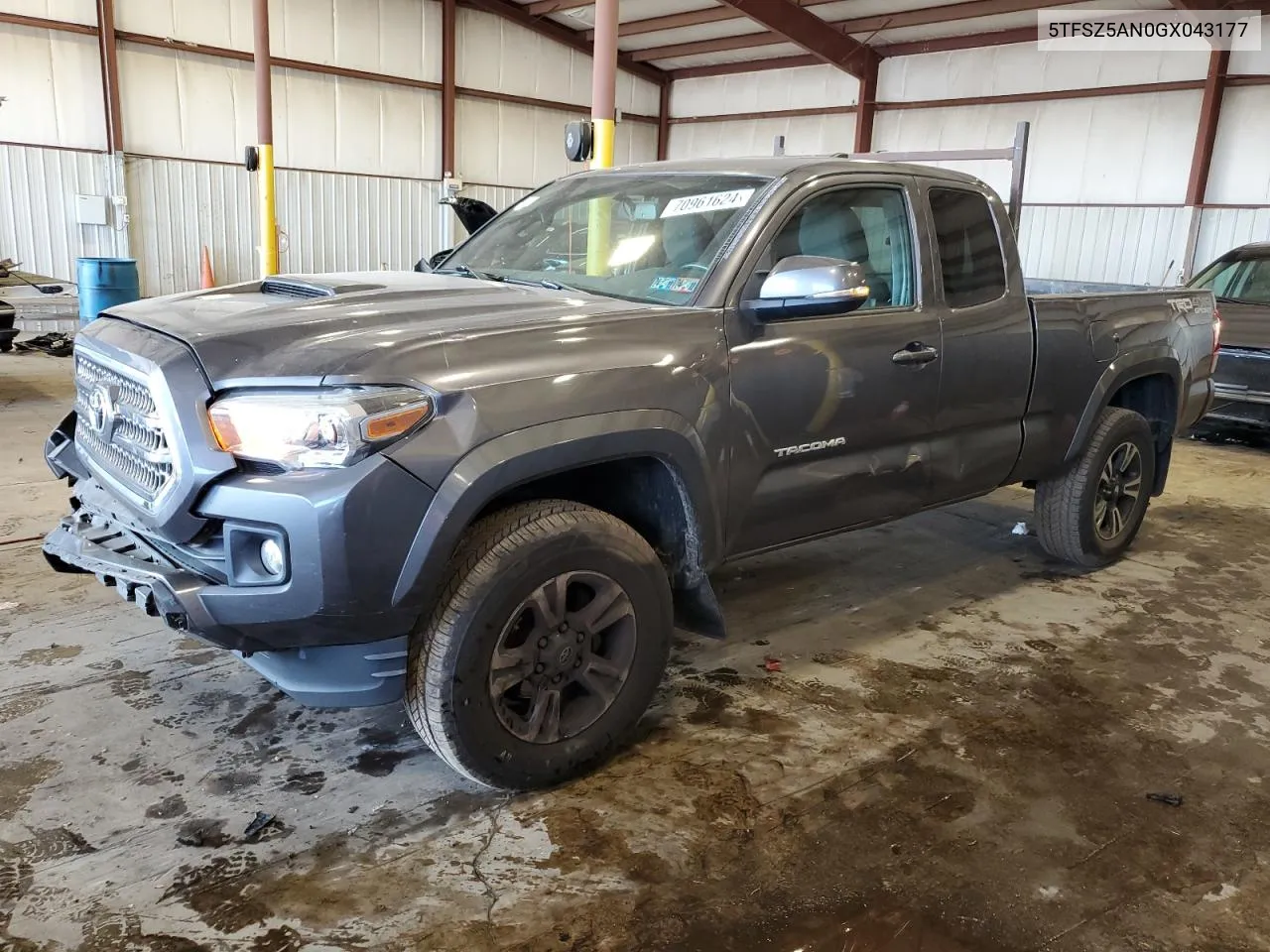 2016 Toyota Tacoma Access Cab VIN: 5TFSZ5AN0GX043177 Lot: 70961624