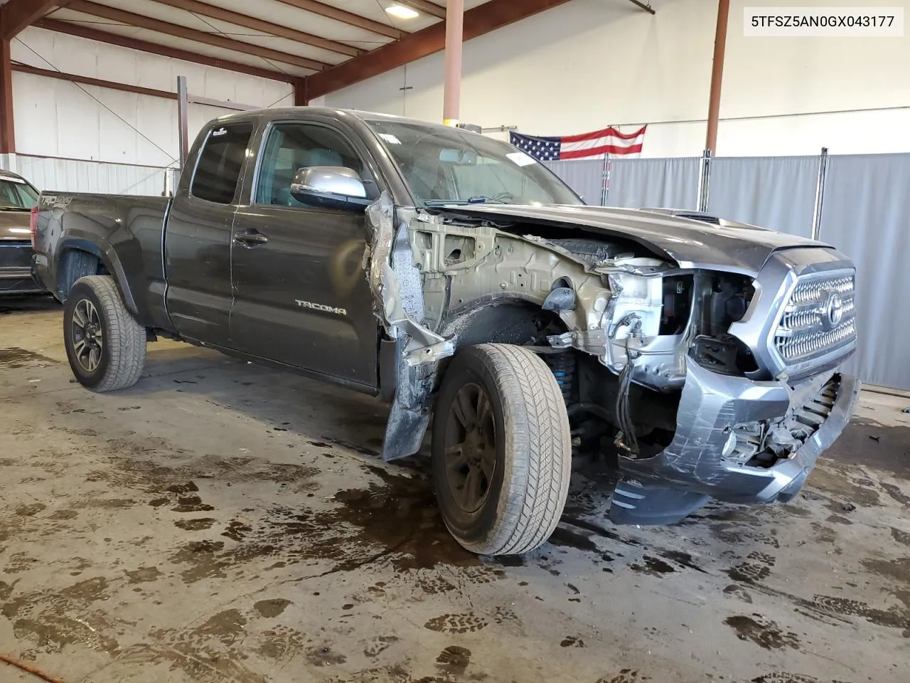 2016 Toyota Tacoma Access Cab VIN: 5TFSZ5AN0GX043177 Lot: 70961624