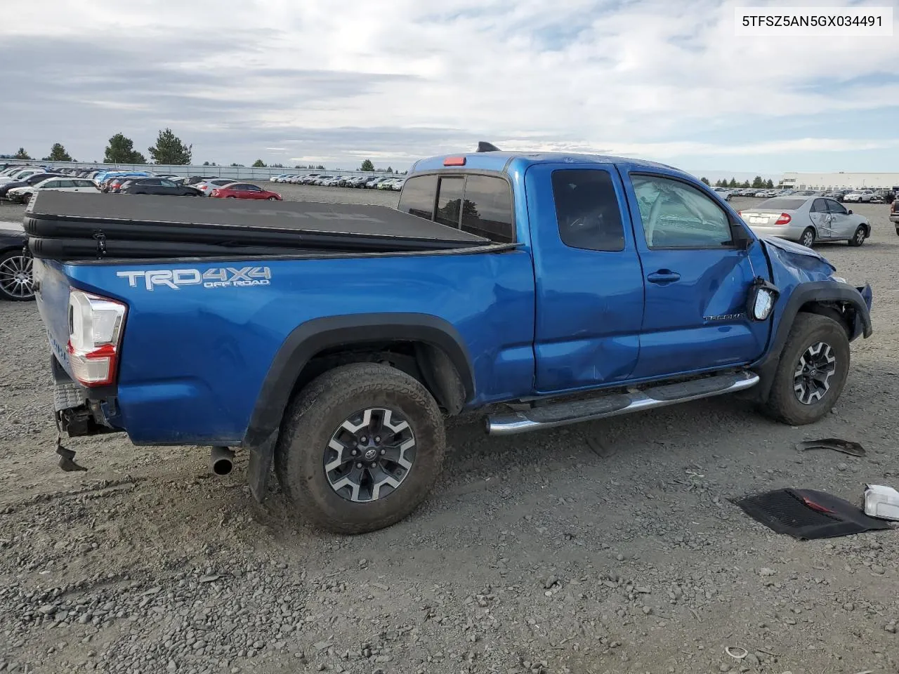 2016 Toyota Tacoma Access Cab VIN: 5TFSZ5AN5GX034491 Lot: 71100904