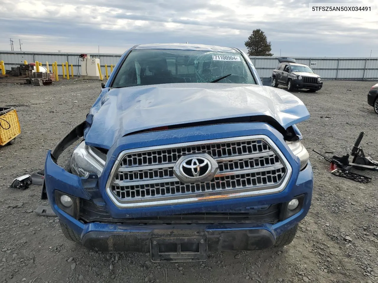 2016 Toyota Tacoma Access Cab VIN: 5TFSZ5AN5GX034491 Lot: 71100904