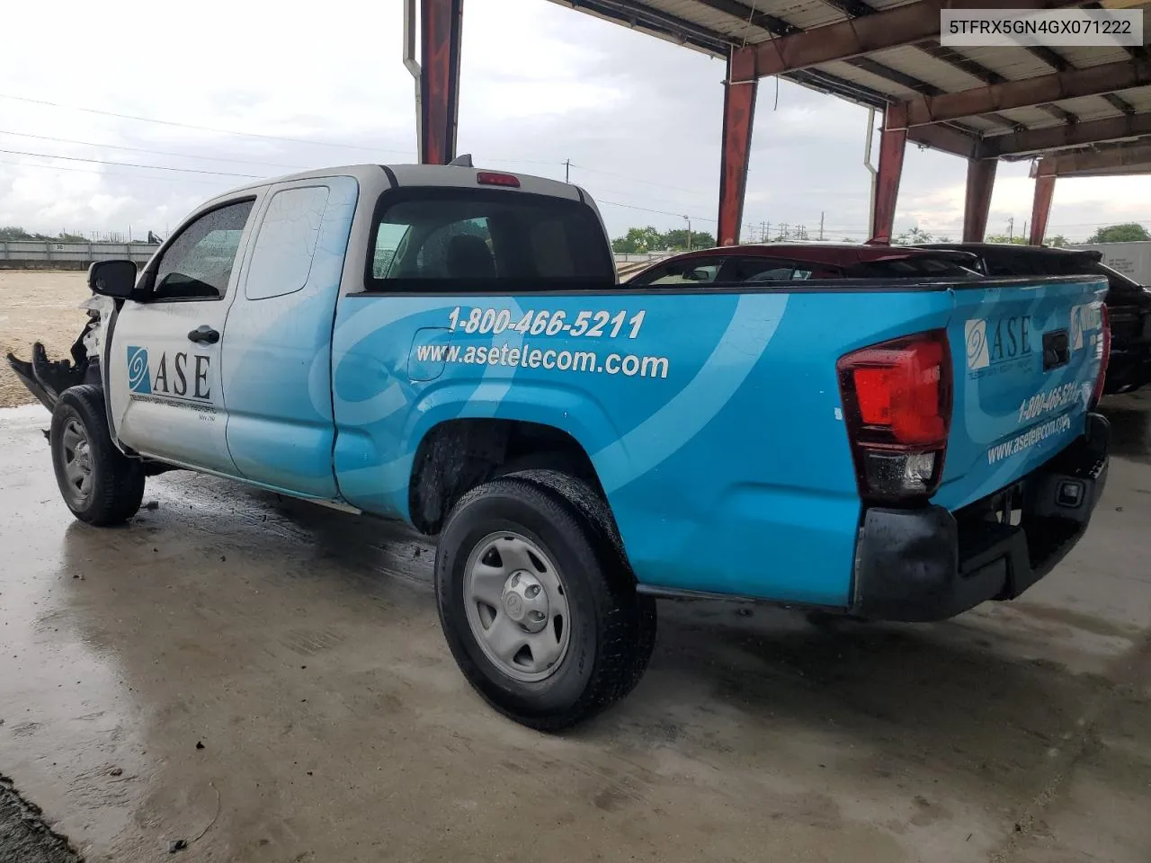 2016 Toyota Tacoma Access Cab VIN: 5TFRX5GN4GX071222 Lot: 71152254