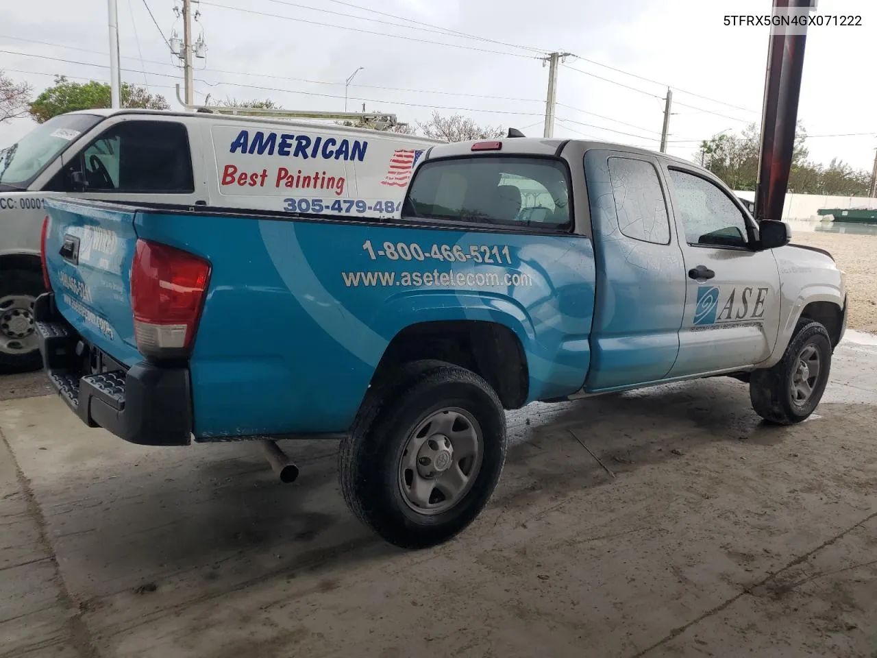 2016 Toyota Tacoma Access Cab VIN: 5TFRX5GN4GX071222 Lot: 71152254