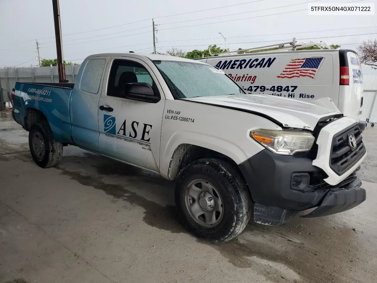 5TFRX5GN4GX071222 2016 Toyota Tacoma Access Cab