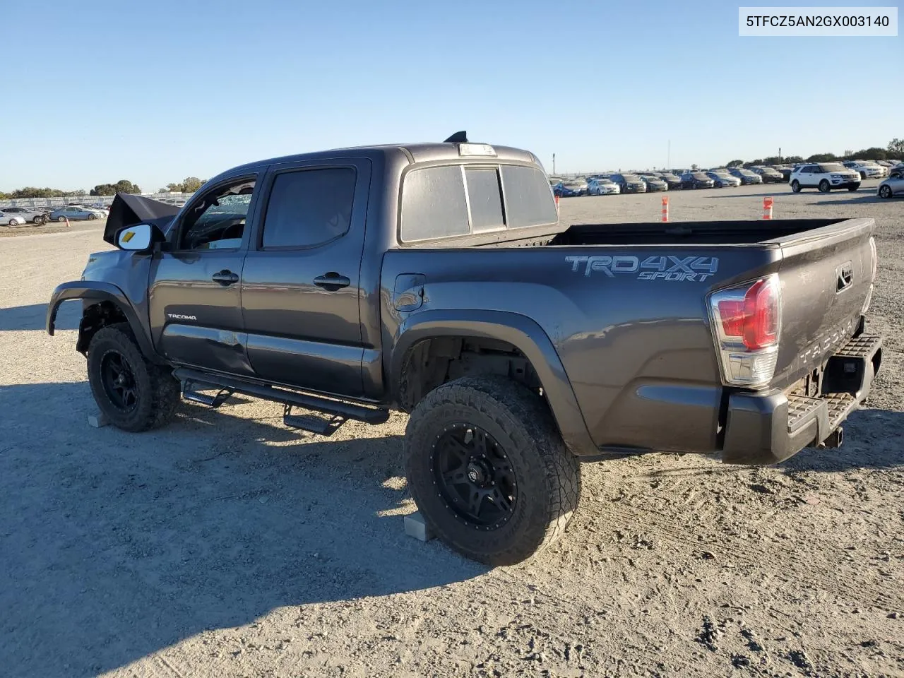 2016 Toyota Tacoma Double Cab VIN: 5TFCZ5AN2GX003140 Lot: 71219544