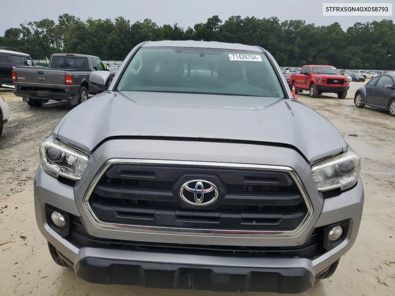 2016 Toyota Tacoma Access Cab VIN: 5TFRX5GN4GX058793 Lot: 71426754