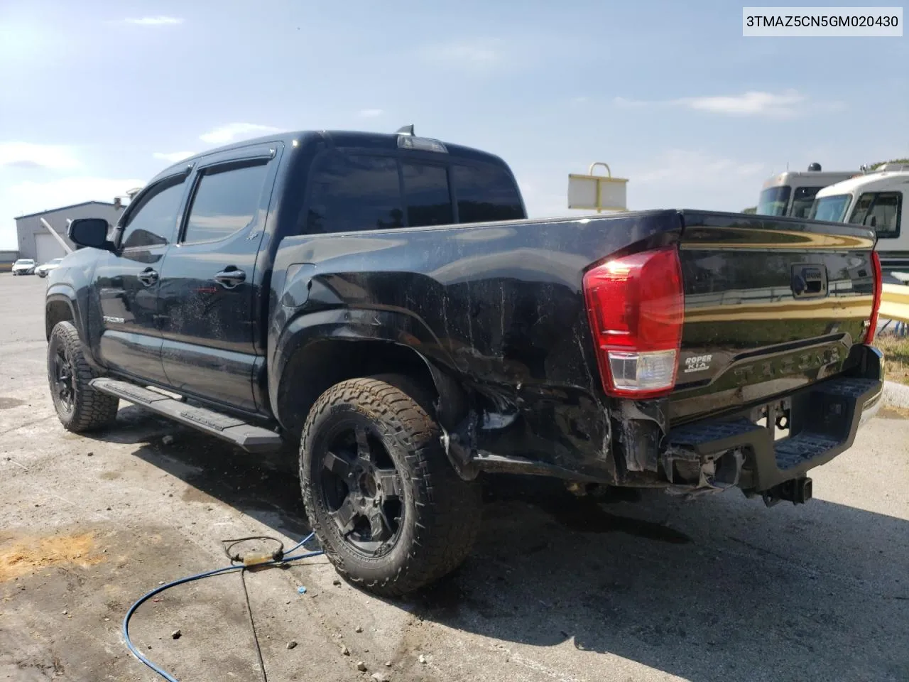 2016 Toyota Tacoma Double Cab VIN: 3TMAZ5CN5GM020430 Lot: 71742814