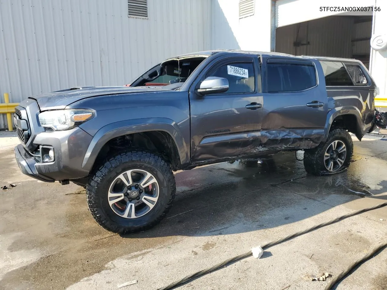 2016 Toyota Tacoma Double Cab VIN: 5TFCZ5AN0GX037156 Lot: 71886234