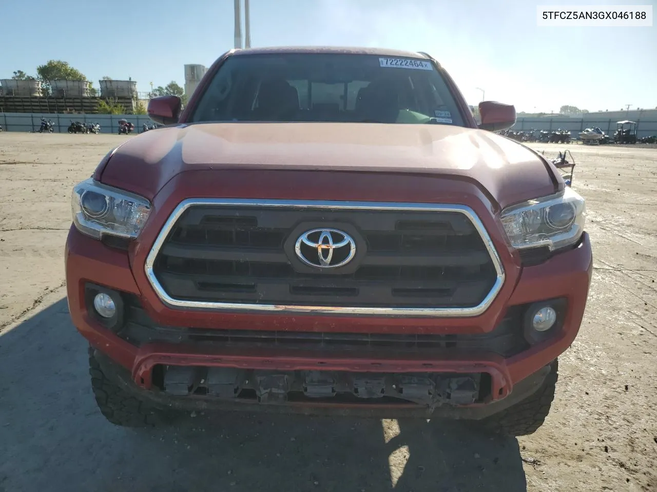 2016 Toyota Tacoma Double Cab VIN: 5TFCZ5AN3GX046188 Lot: 72222464