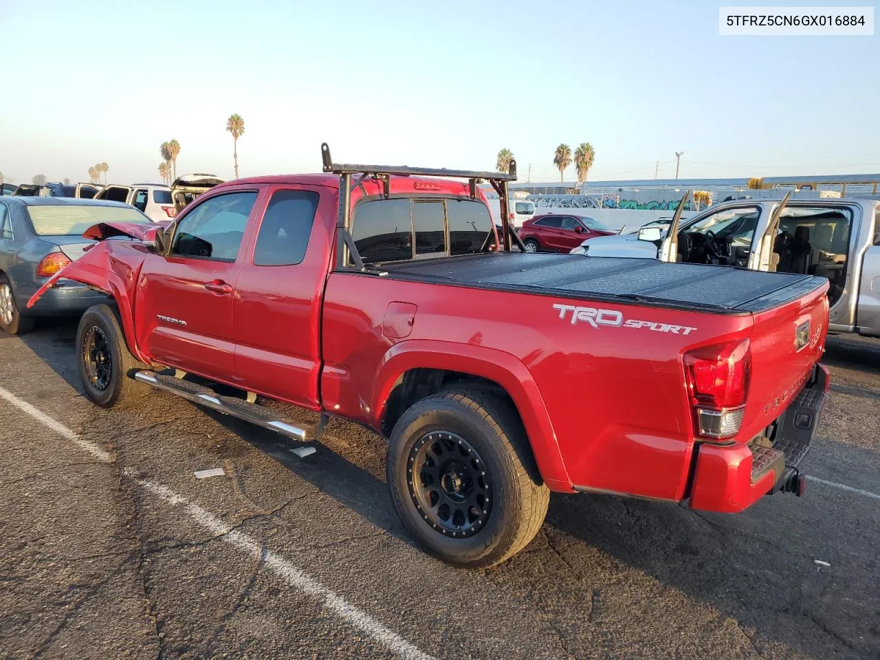 2016 Toyota Tacoma Access Cab VIN: 5TFRZ5CN6GX016884 Lot: 72380044