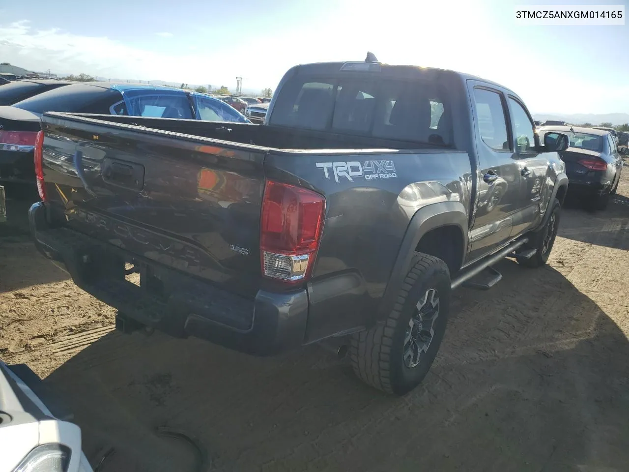 2016 Toyota Tacoma Double Cab VIN: 3TMCZ5ANXGM014165 Lot: 72406494