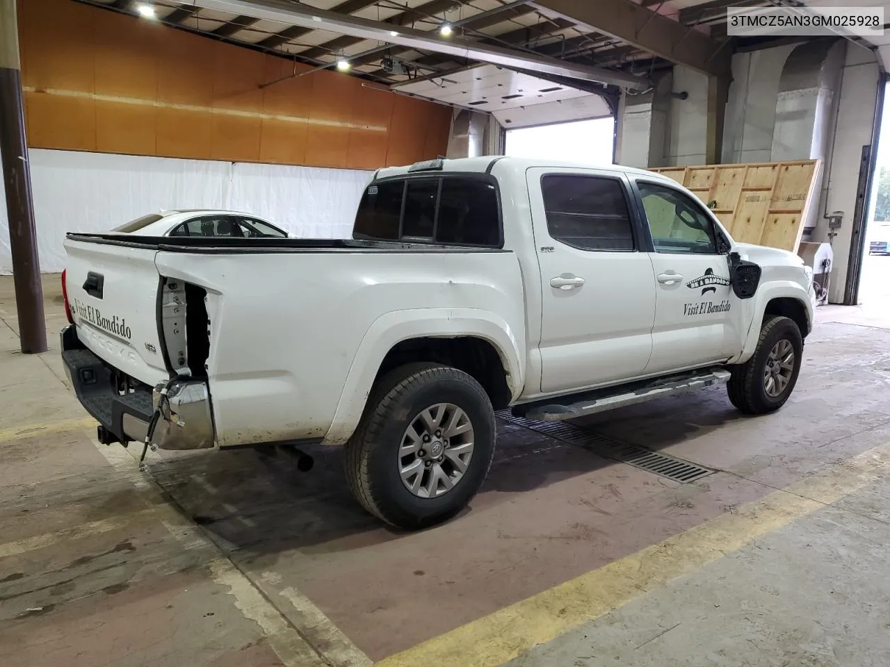 2016 Toyota Tacoma Double Cab VIN: 3TMCZ5AN3GM025928 Lot: 72441374