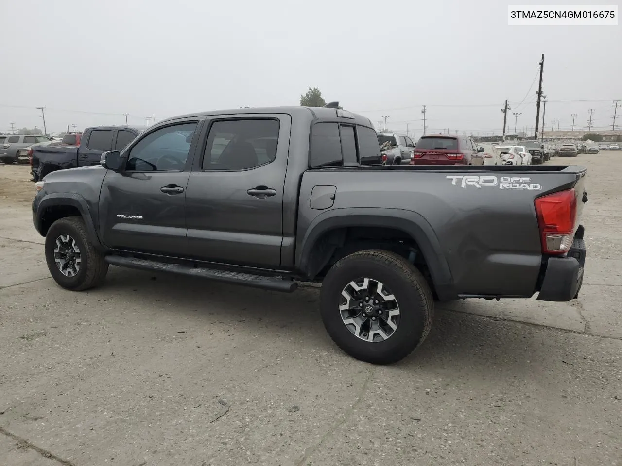 2016 Toyota Tacoma Double Cab VIN: 3TMAZ5CN4GM016675 Lot: 72733284