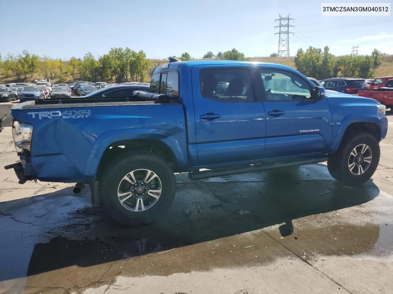 2016 Toyota Tacoma Double Cab VIN: 3TMCZ5AN3GM040512 Lot: 73154224