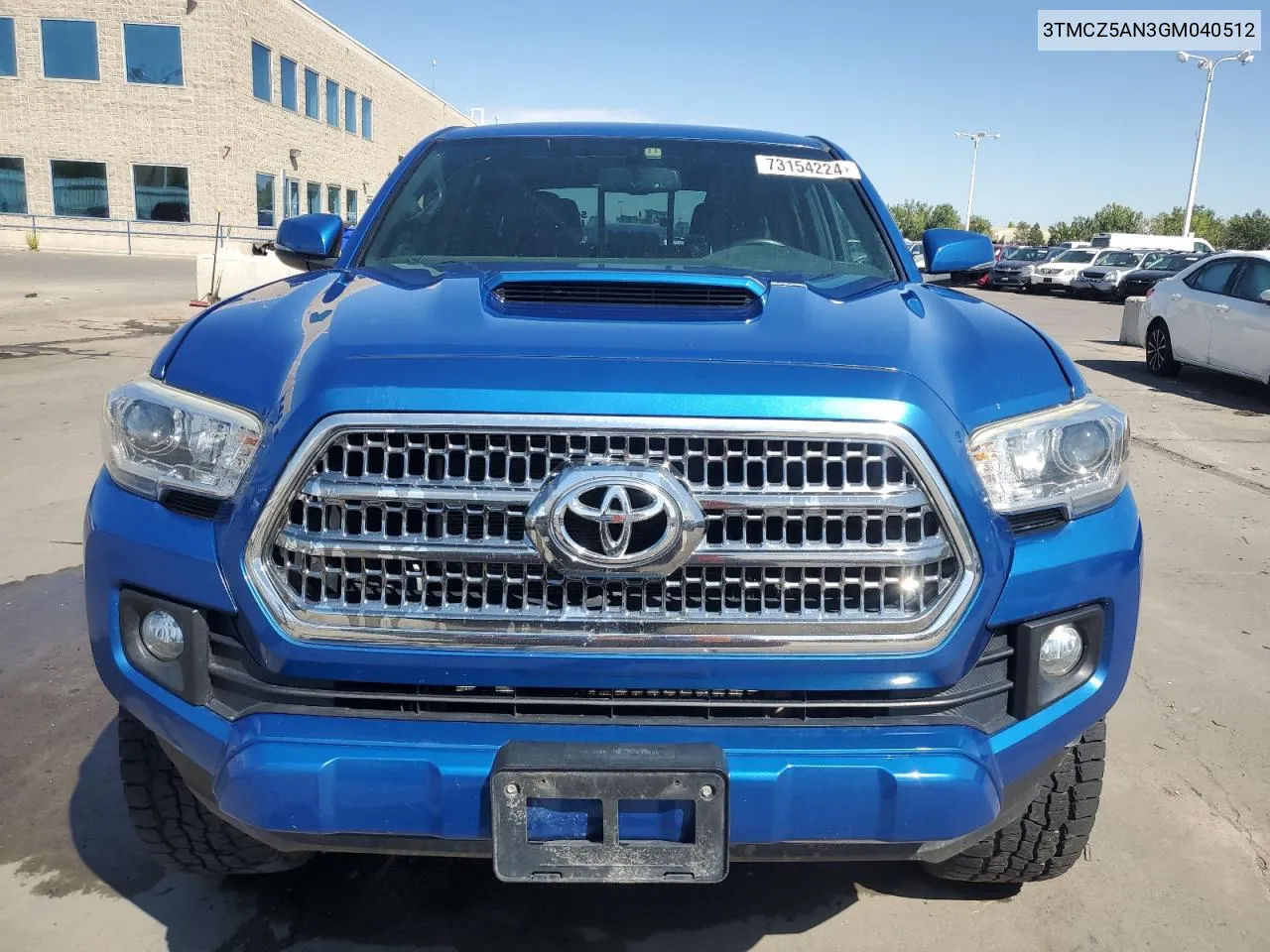 2016 Toyota Tacoma Double Cab VIN: 3TMCZ5AN3GM040512 Lot: 73154224