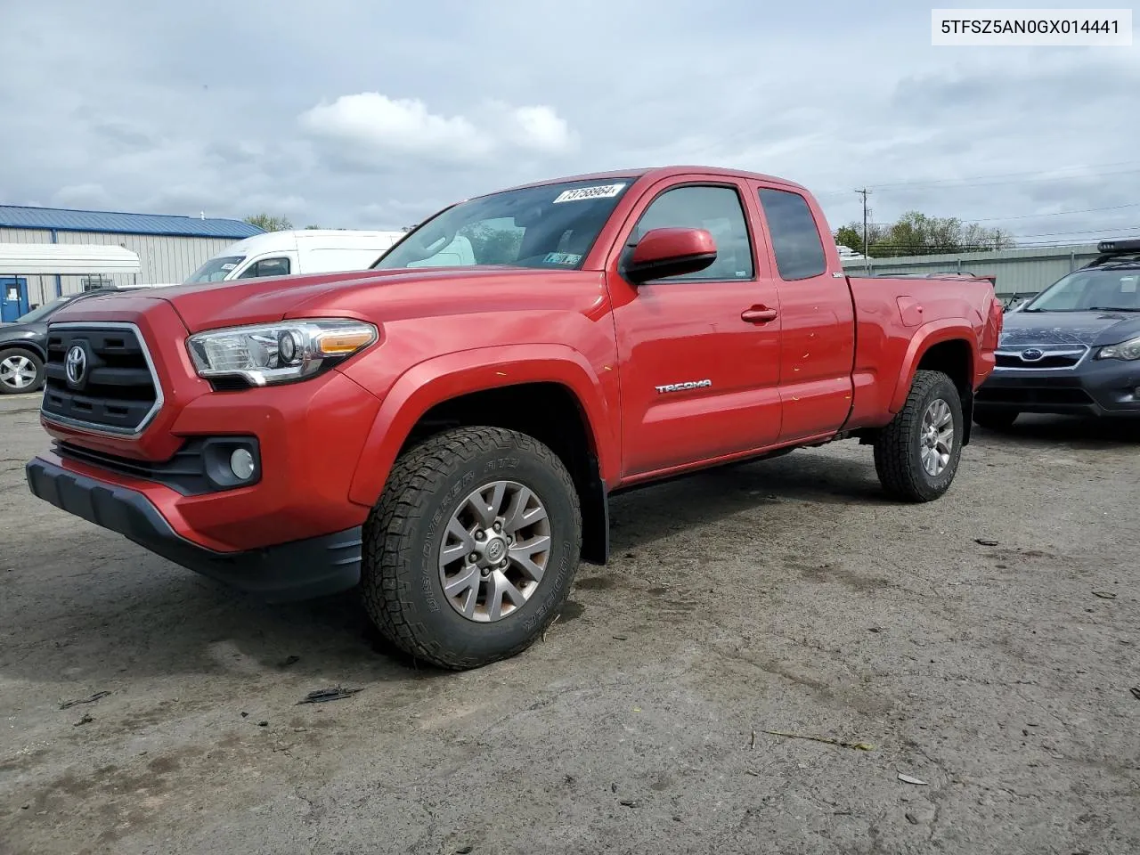 2016 Toyota Tacoma Access Cab VIN: 5TFSZ5AN0GX014441 Lot: 73758964