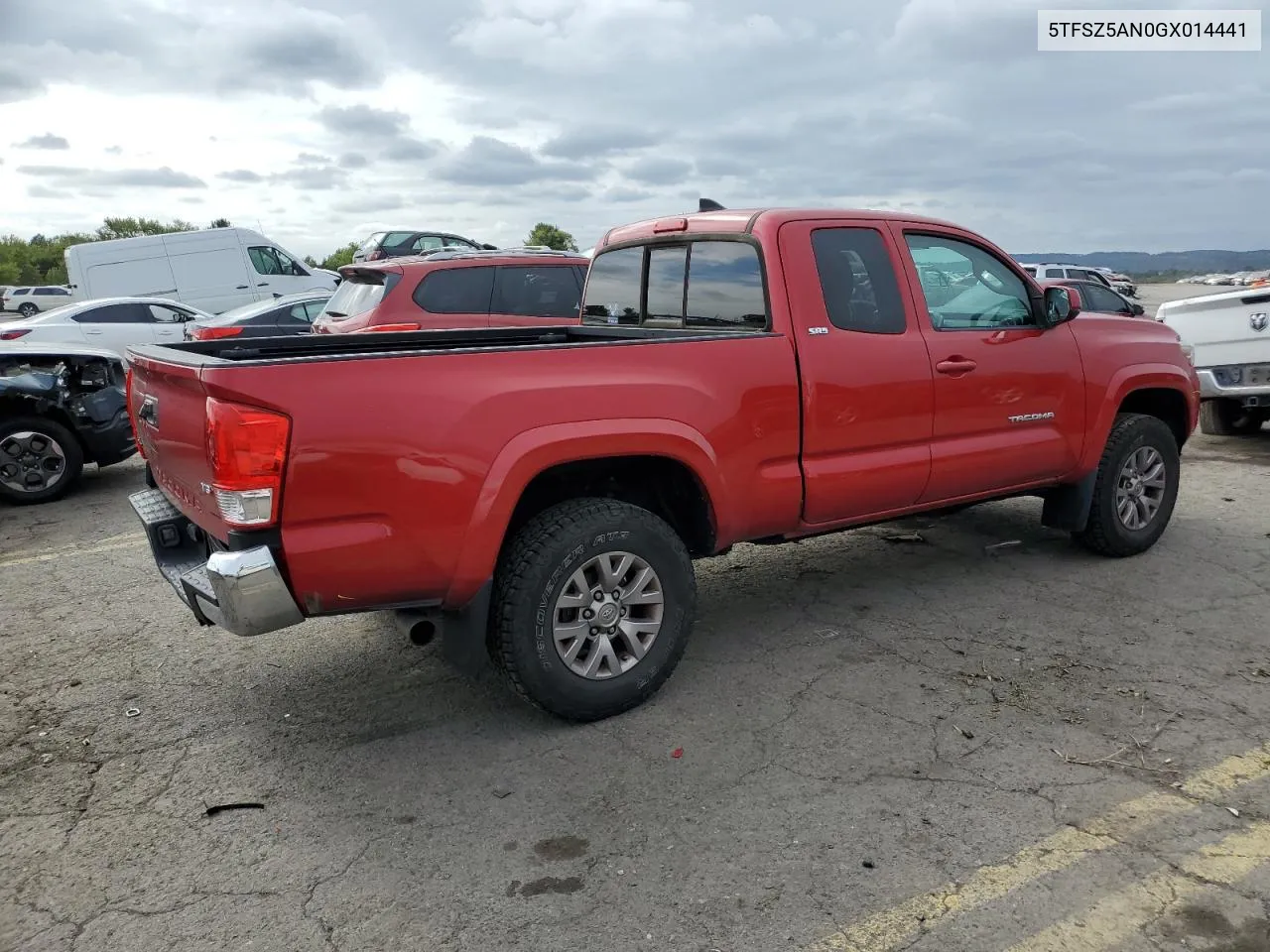 2016 Toyota Tacoma Access Cab VIN: 5TFSZ5AN0GX014441 Lot: 73758964