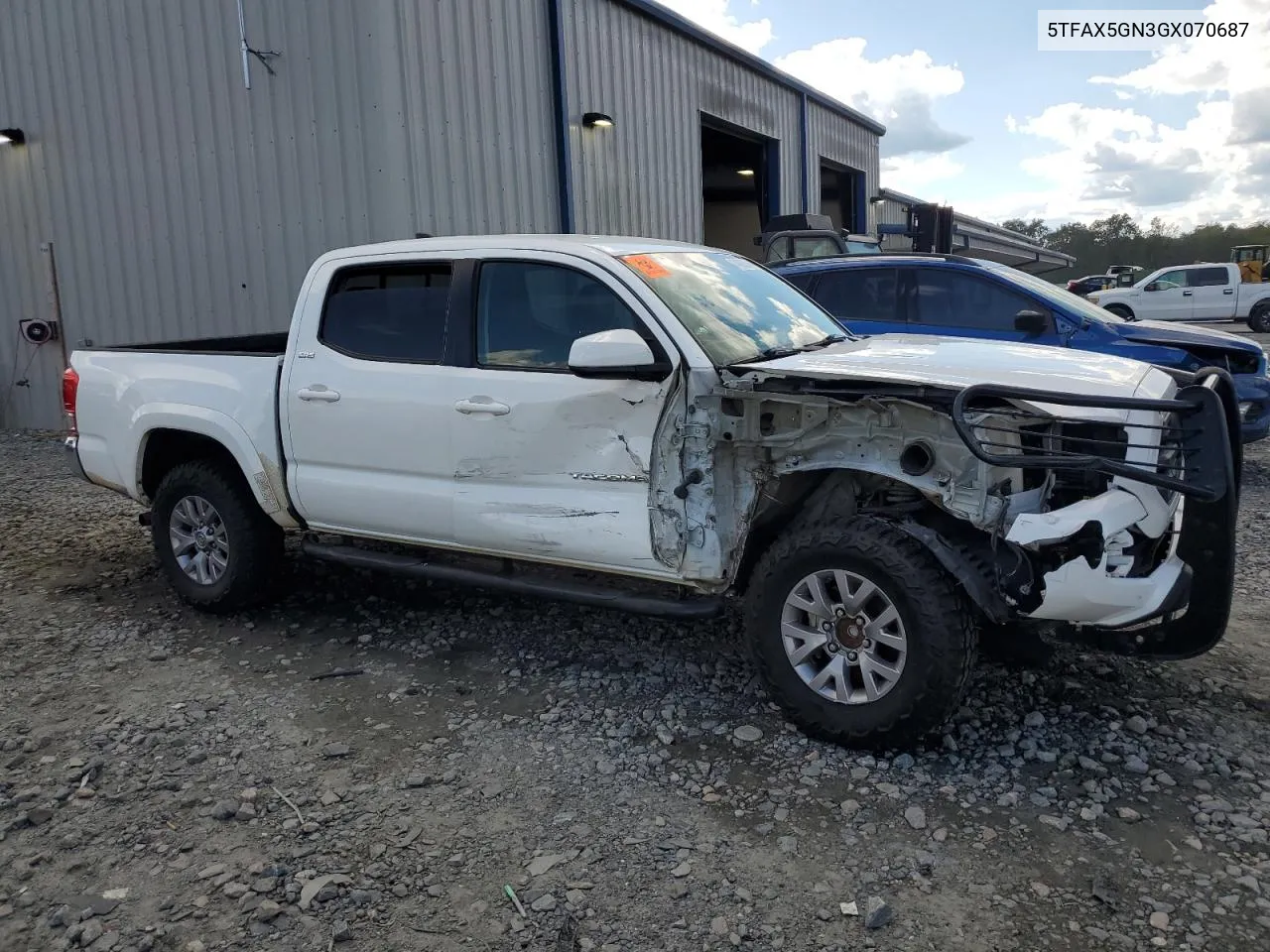 2016 Toyota Tacoma Double Cab VIN: 5TFAX5GN3GX070687 Lot: 74002674