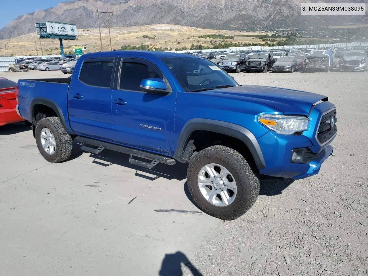 2016 Toyota Tacoma Double Cab VIN: 3TMCZ5AN3GM038095 Lot: 74452414