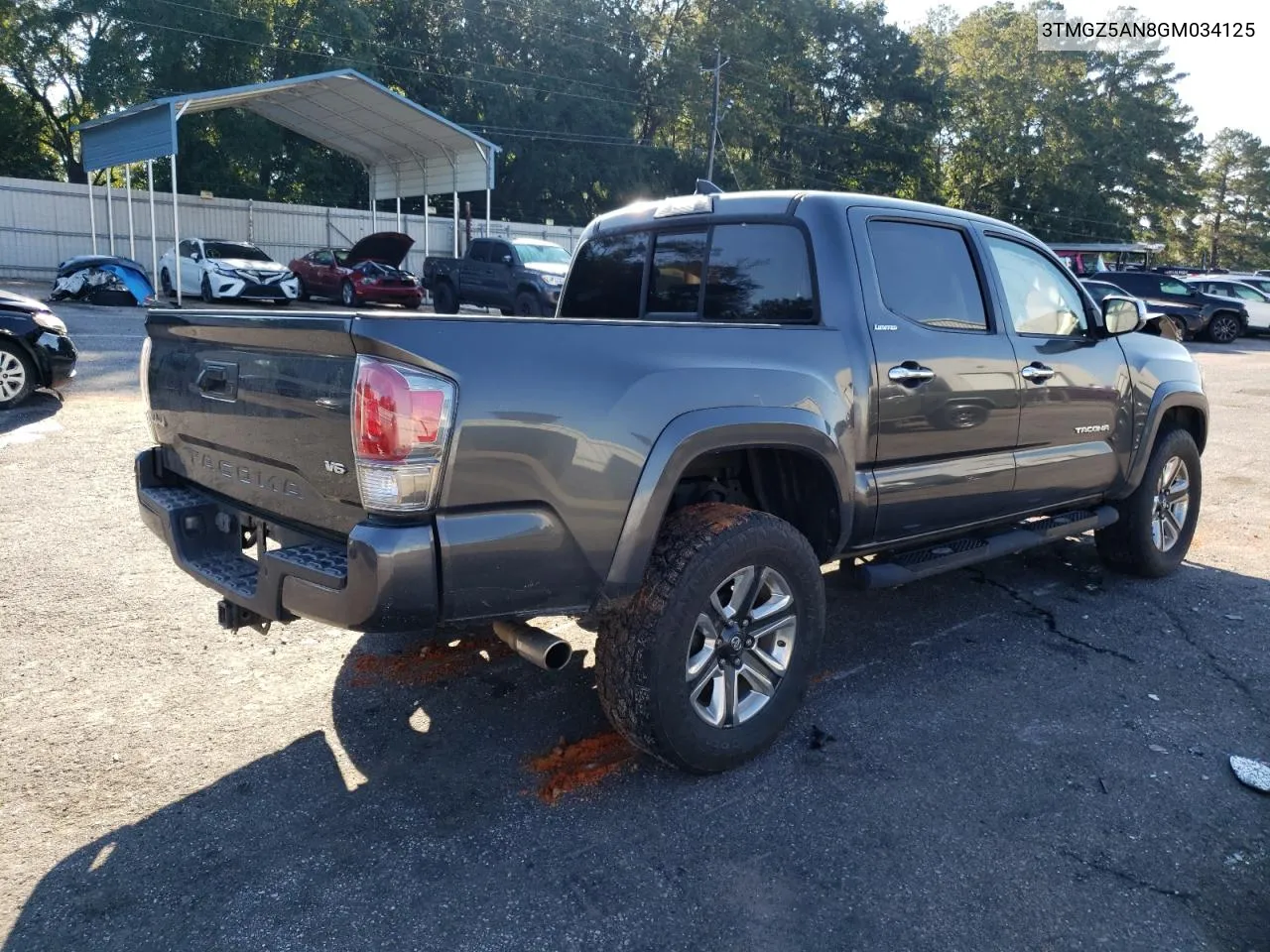 2016 Toyota Tacoma Double Cab VIN: 3TMGZ5AN8GM034125 Lot: 74702194