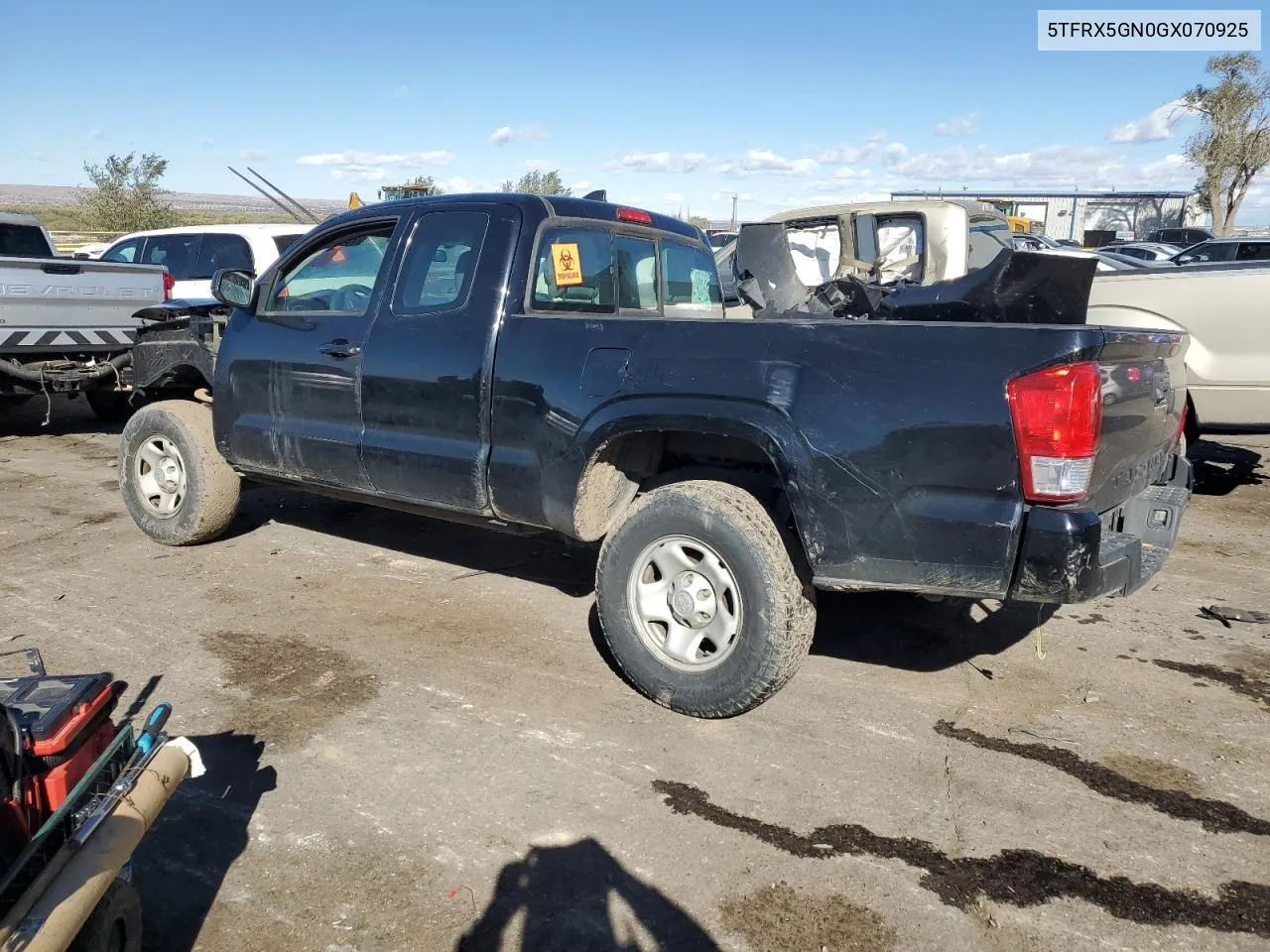 5TFRX5GN0GX070925 2016 Toyota Tacoma Access Cab