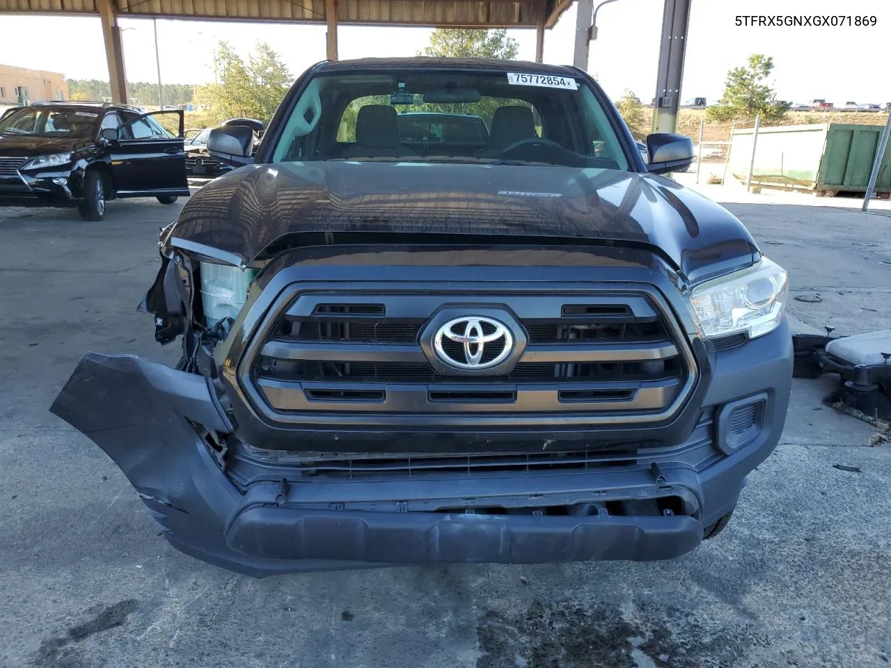 2016 Toyota Tacoma Access Cab VIN: 5TFRX5GNXGX071869 Lot: 75772854