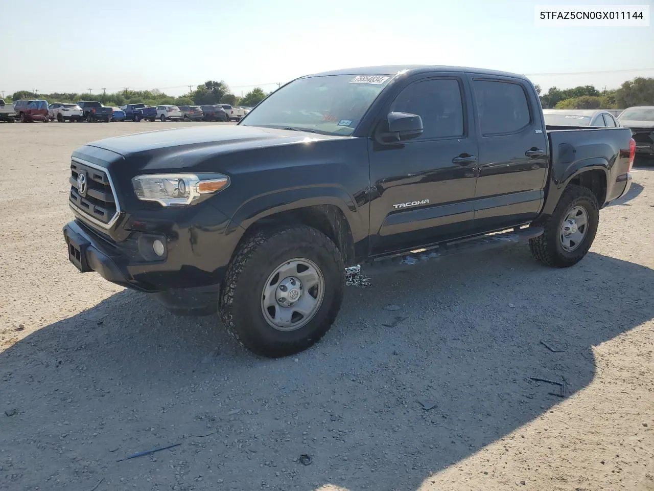 2016 Toyota Tacoma Double Cab VIN: 5TFAZ5CN0GX011144 Lot: 75954834