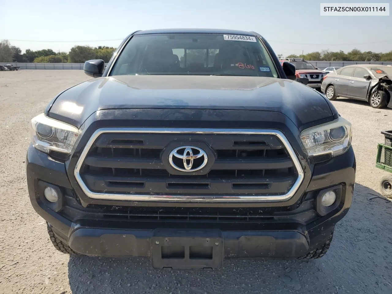 2016 Toyota Tacoma Double Cab VIN: 5TFAZ5CN0GX011144 Lot: 75954834