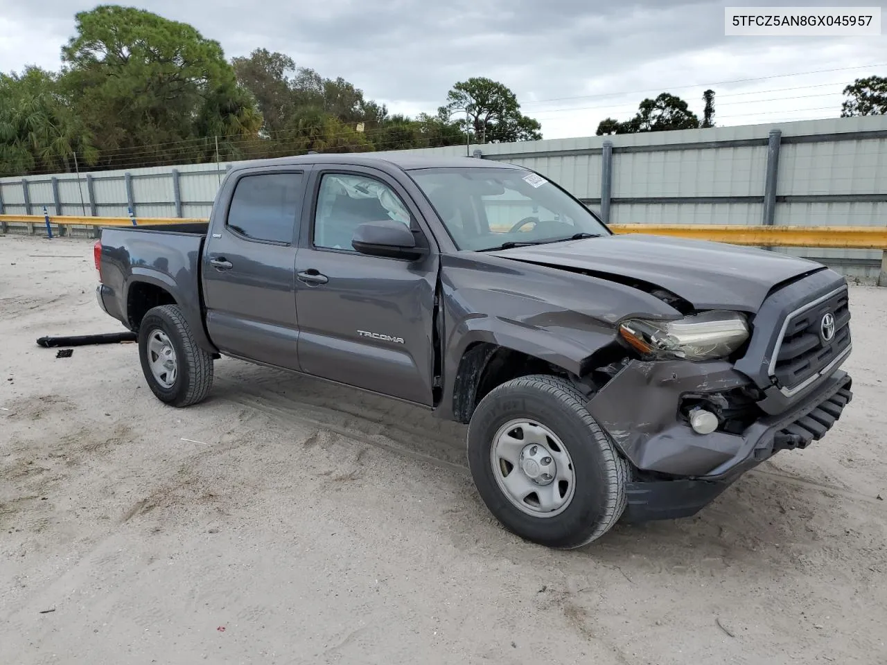 2016 Toyota Tacoma Double Cab VIN: 5TFCZ5AN8GX045957 Lot: 76283524