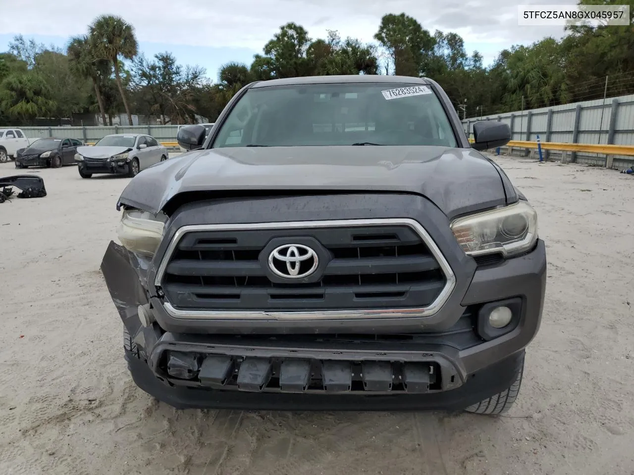 2016 Toyota Tacoma Double Cab VIN: 5TFCZ5AN8GX045957 Lot: 76283524