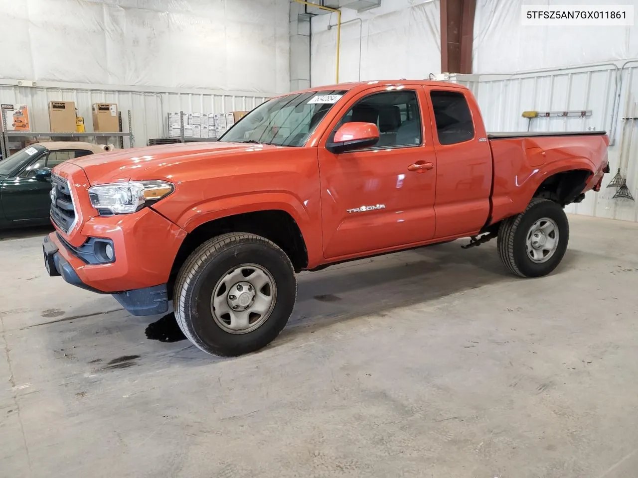 2016 Toyota Tacoma Access Cab VIN: 5TFSZ5AN7GX011861 Lot: 76342854