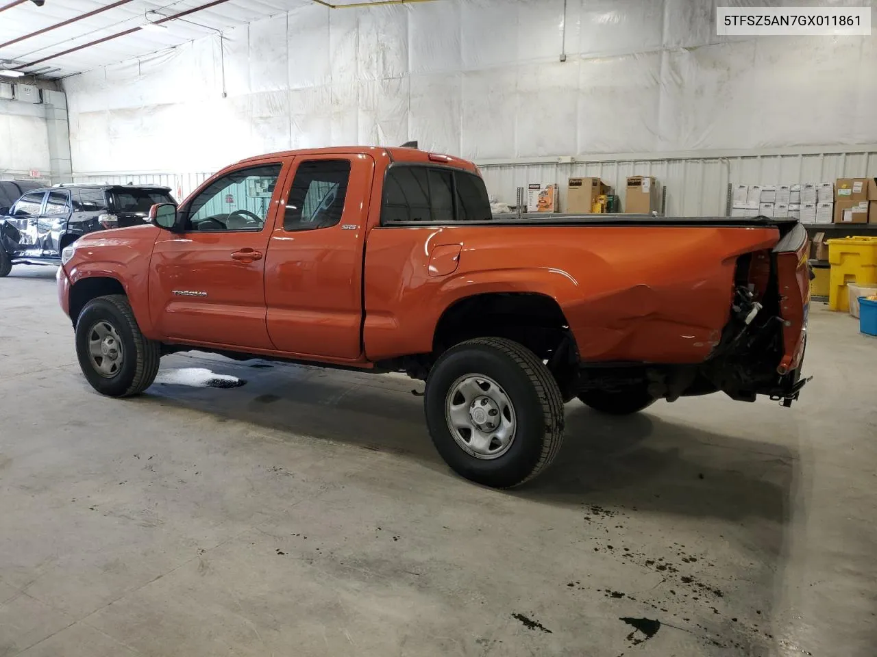 2016 Toyota Tacoma Access Cab VIN: 5TFSZ5AN7GX011861 Lot: 76342854