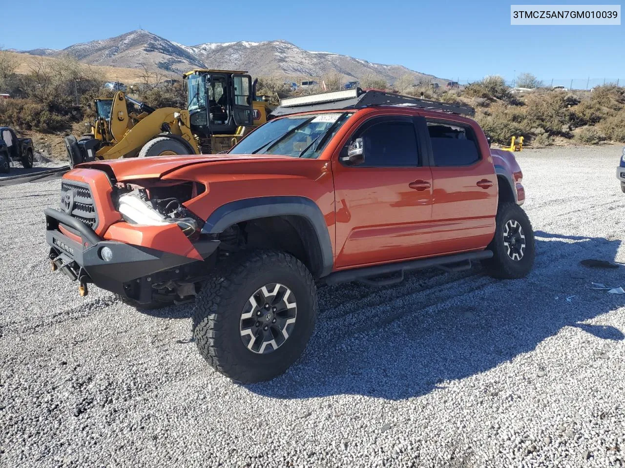 2016 Toyota Tacoma Double Cab VIN: 3TMCZ5AN7GM010039 Lot: 76572814