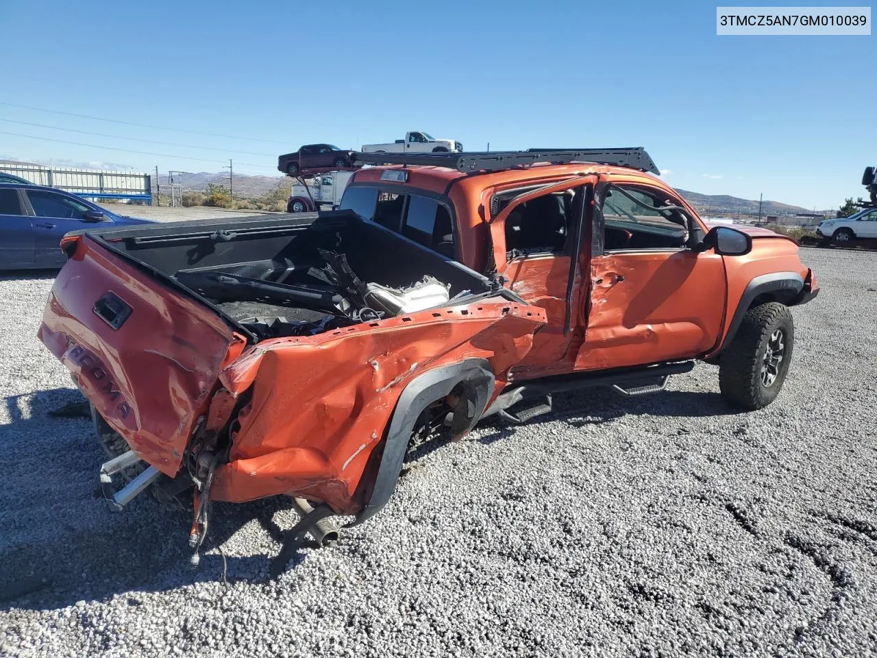 2016 Toyota Tacoma Double Cab VIN: 3TMCZ5AN7GM010039 Lot: 76572814