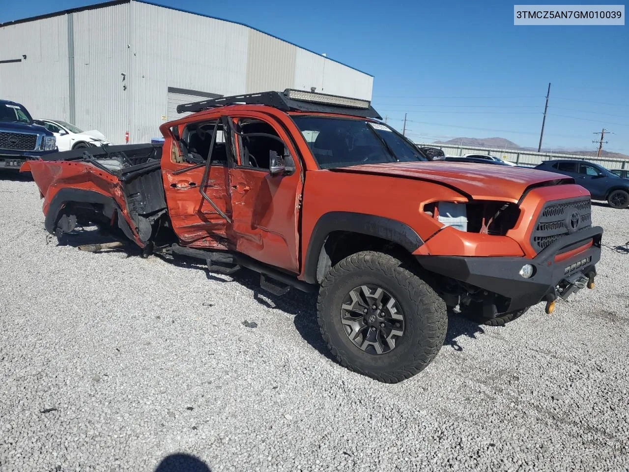 2016 Toyota Tacoma Double Cab VIN: 3TMCZ5AN7GM010039 Lot: 76572814