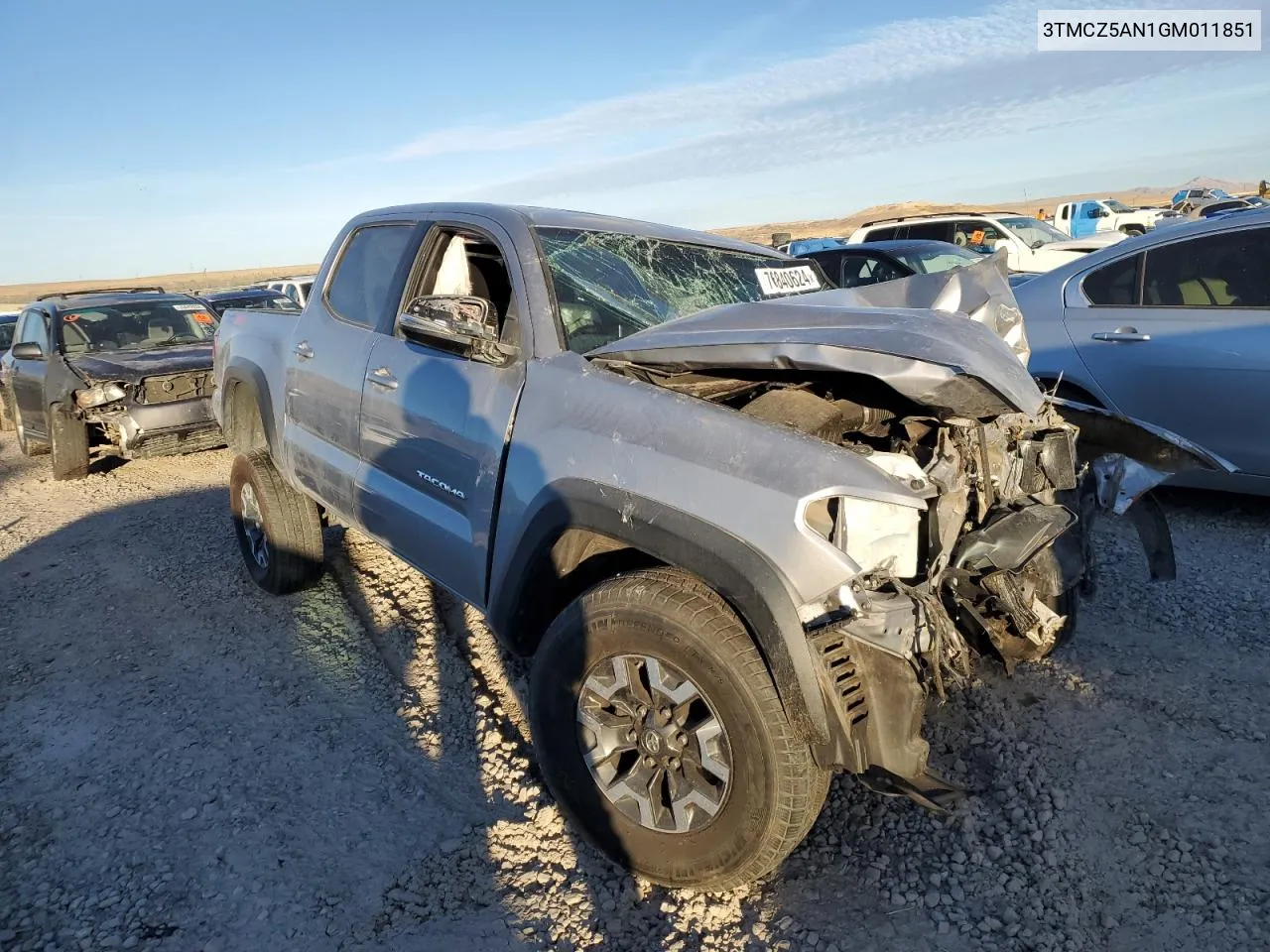 3TMCZ5AN1GM011851 2016 Toyota Tacoma Double Cab