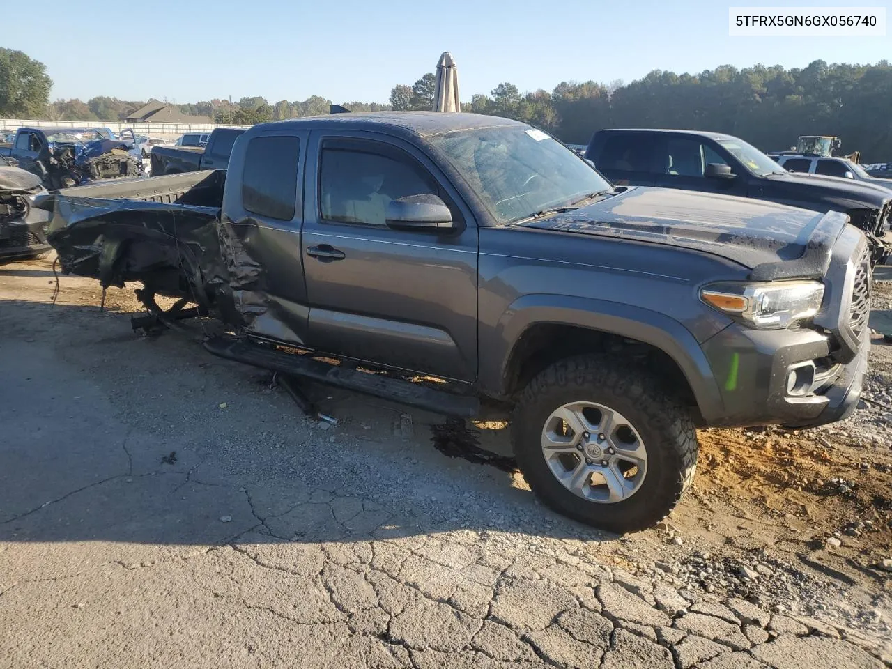 2016 Toyota Tacoma Access Cab VIN: 5TFRX5GN6GX056740 Lot: 76917734