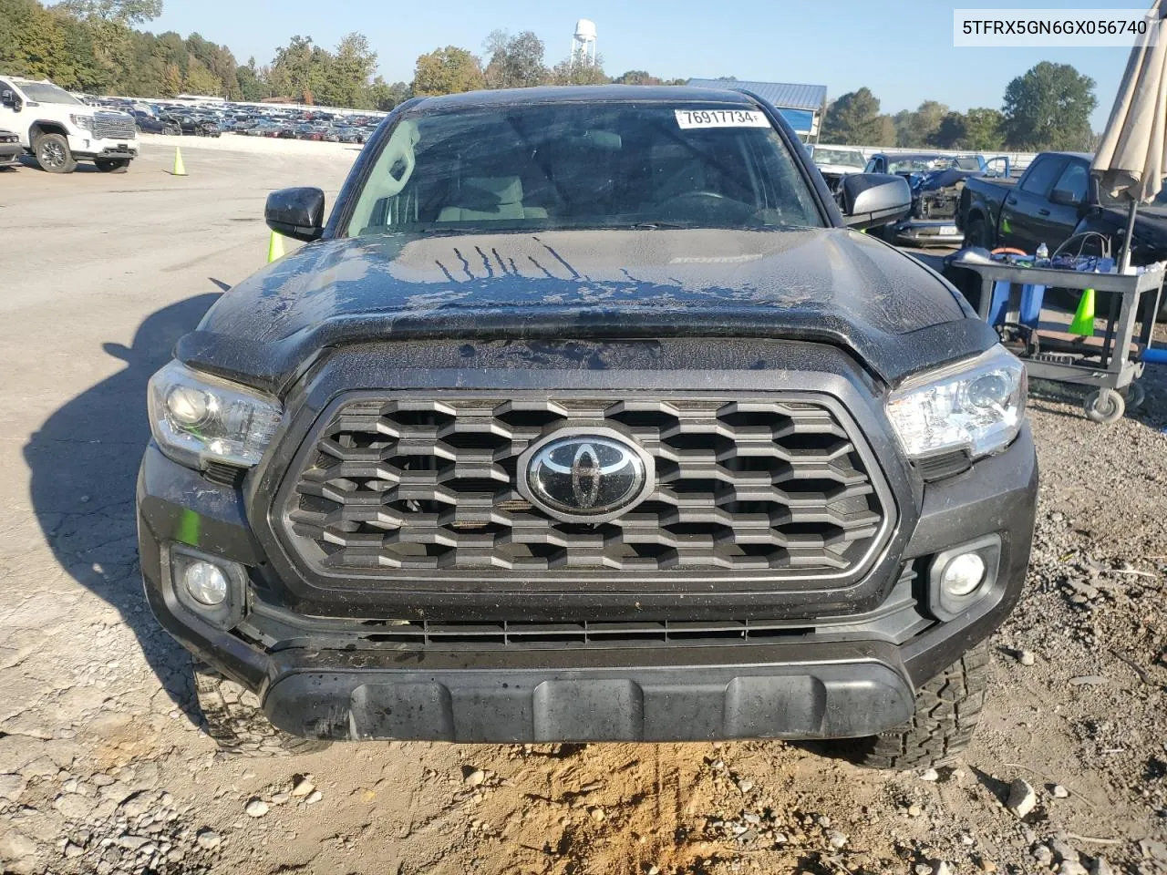 2016 Toyota Tacoma Access Cab VIN: 5TFRX5GN6GX056740 Lot: 76917734