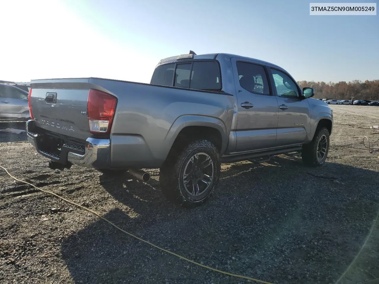 2016 Toyota Tacoma Double Cab VIN: 3TMAZ5CN9GM005249 Lot: 77041384