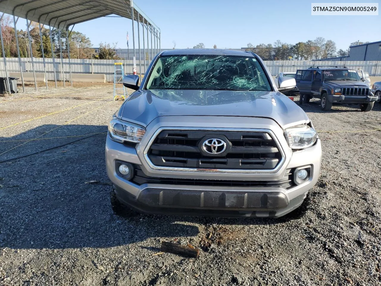 2016 Toyota Tacoma Double Cab VIN: 3TMAZ5CN9GM005249 Lot: 77041384