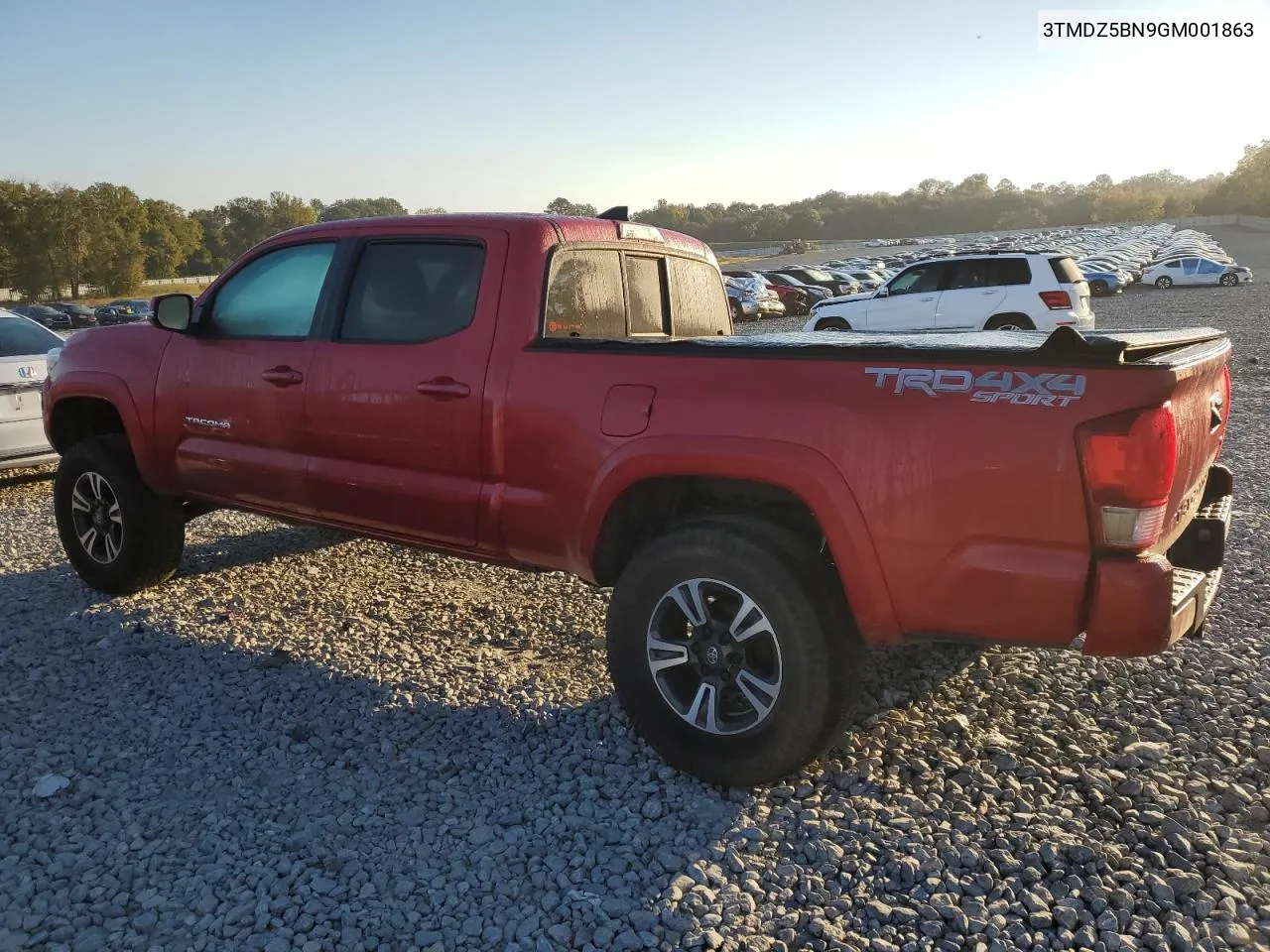 2016 Toyota Tacoma Double Cab VIN: 3TMDZ5BN9GM001863 Lot: 77348254